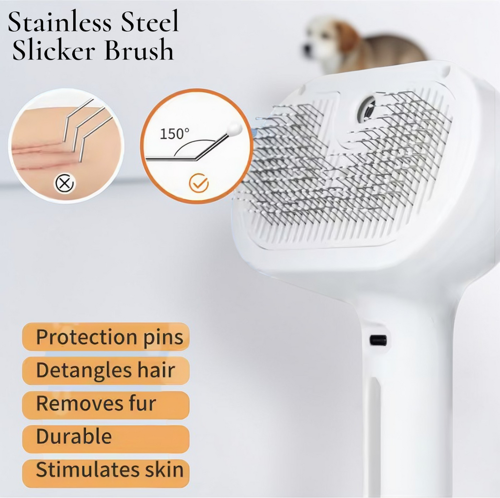 Steam Care Pet Brush