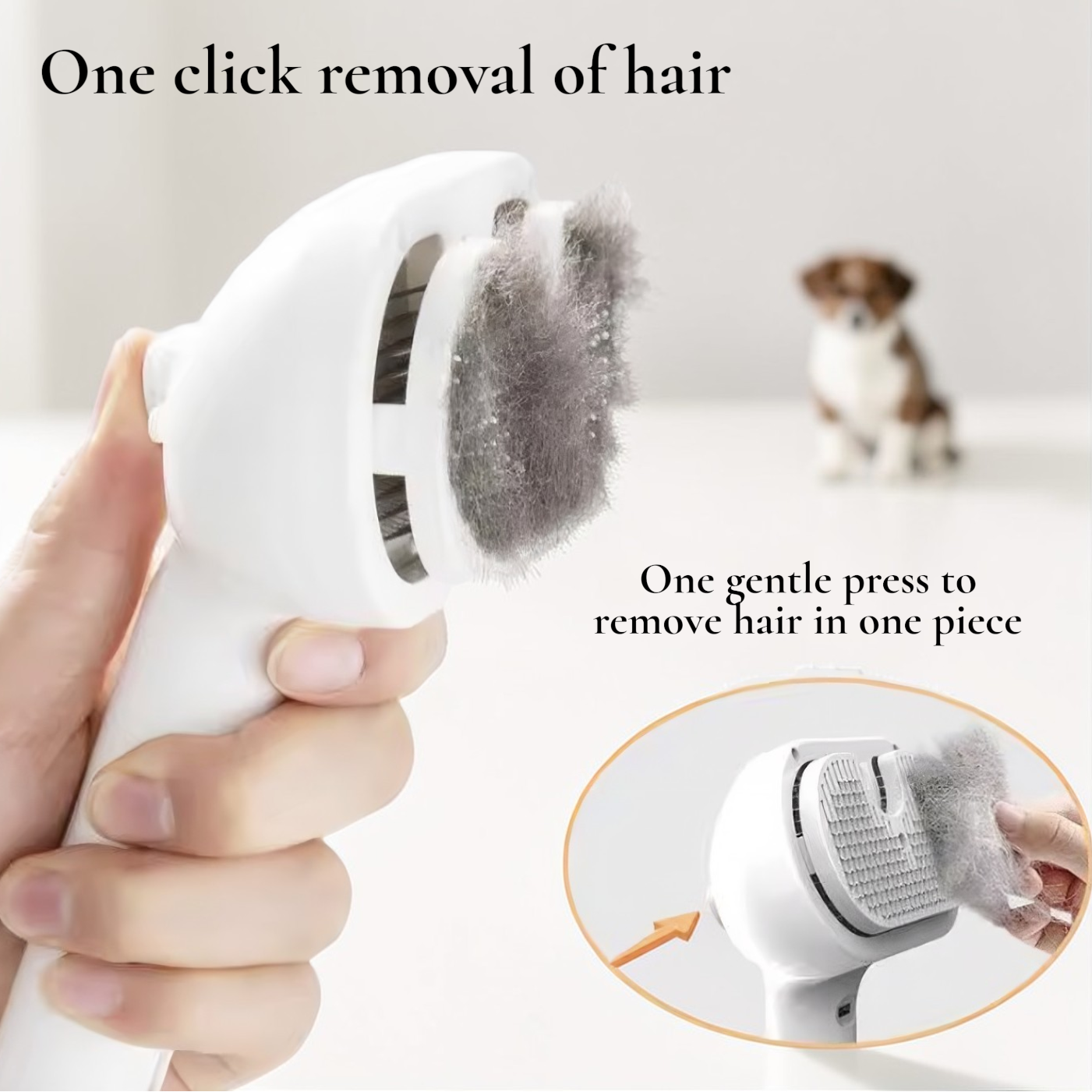 Steam Care Pet Brush